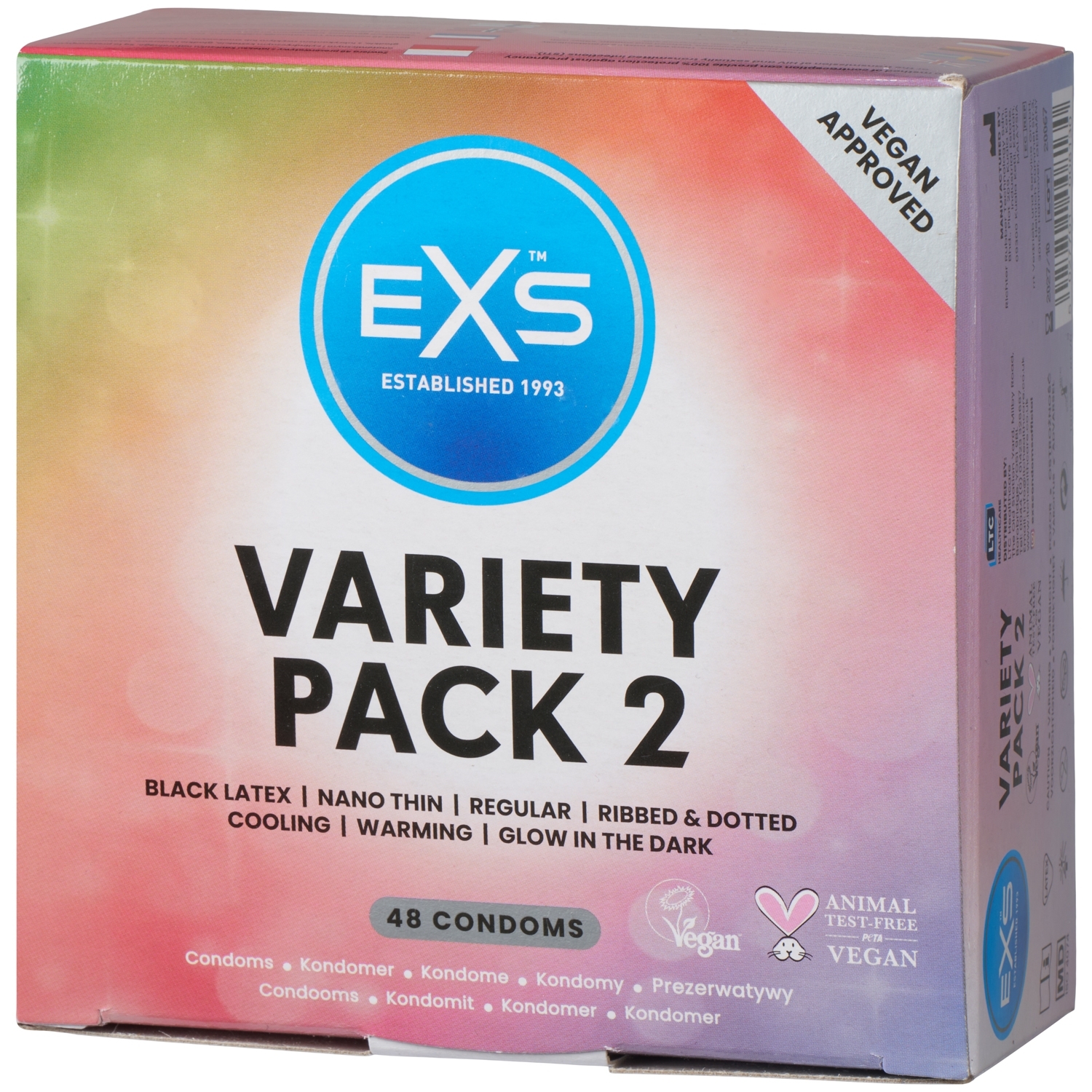 EXS EXS Variety Pack 2 Kondomer 48 stk - Klar