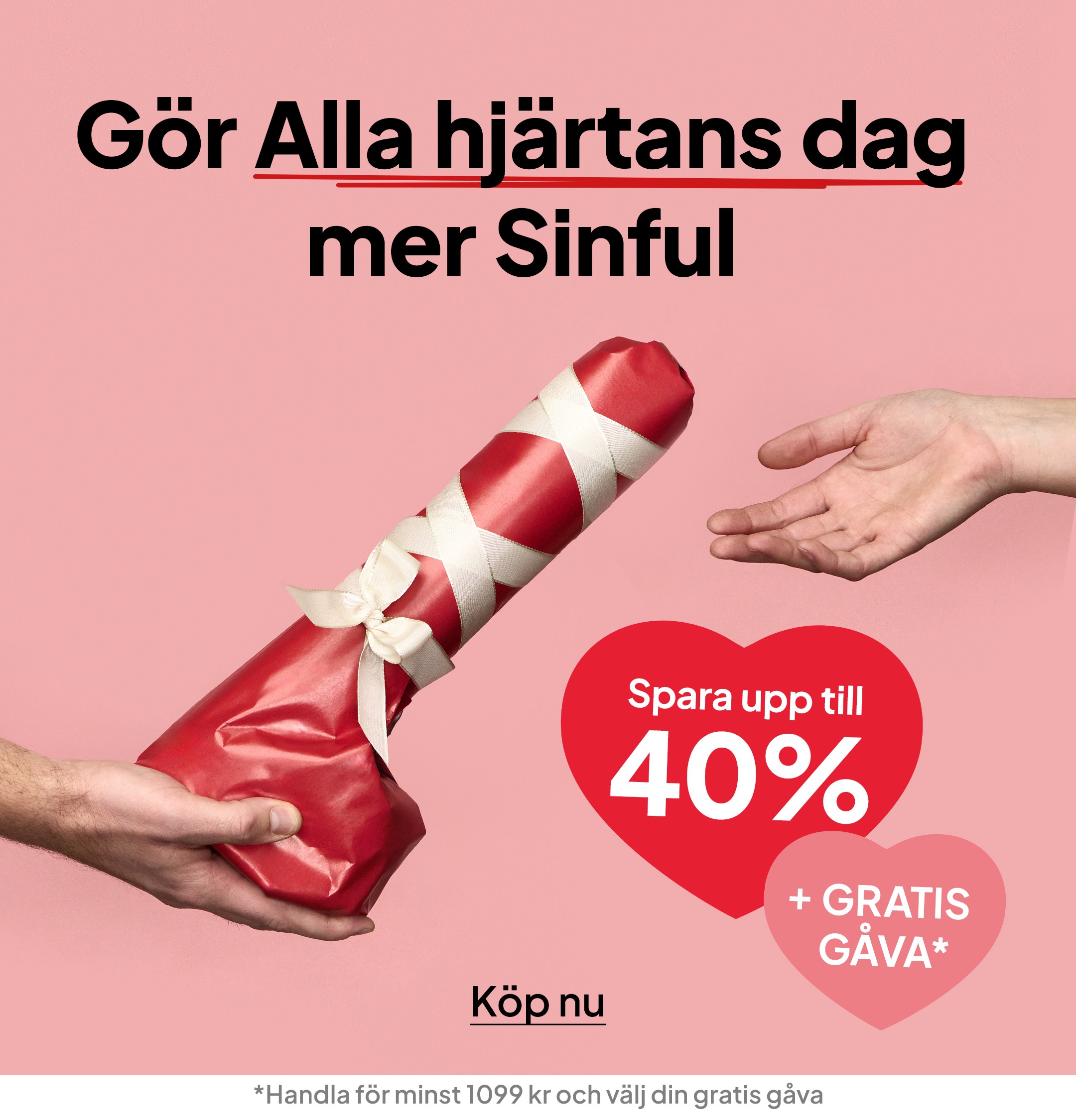 Alla Hjärtans Dag - Upp till 40%