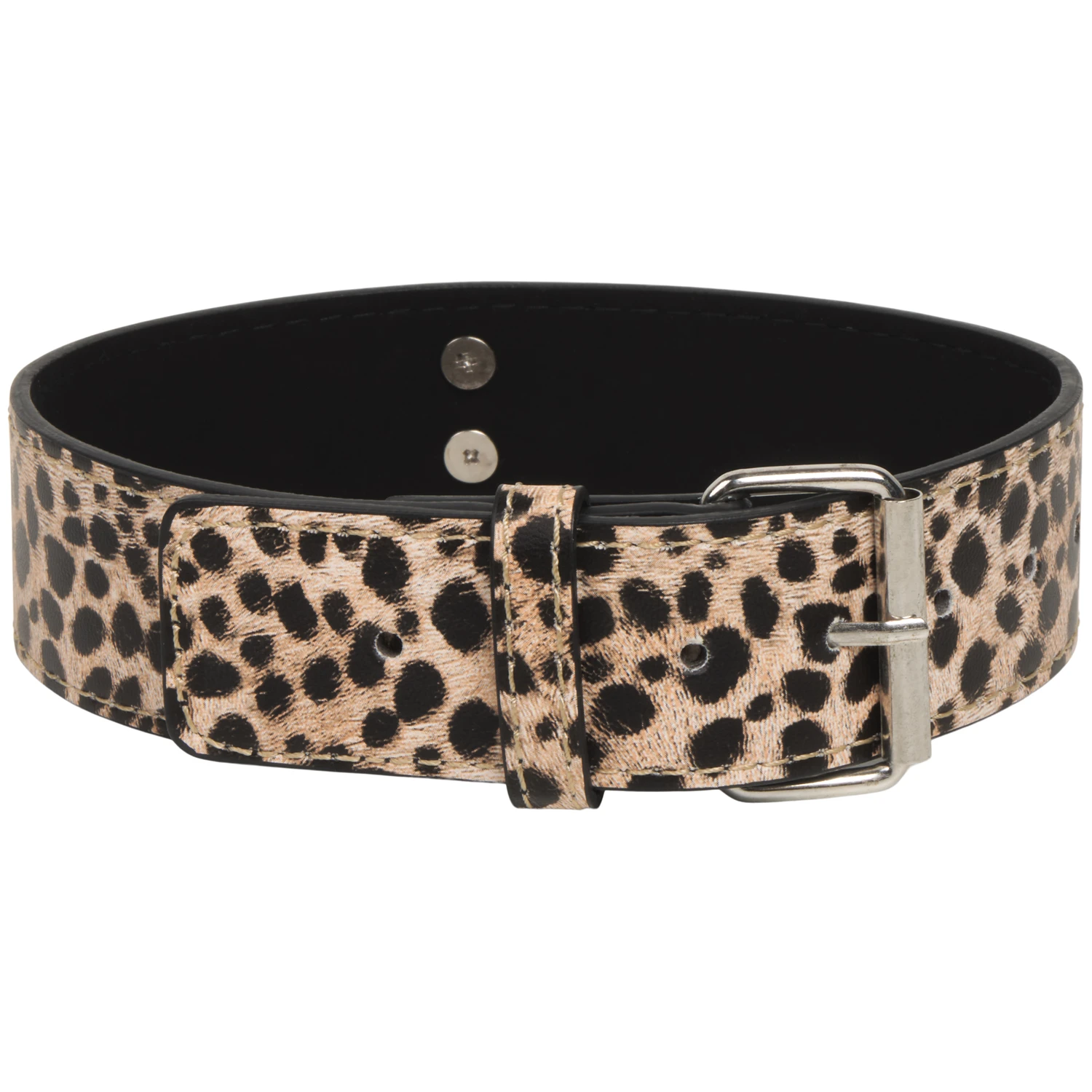 Baseks Leopard Halsbånd med Kjede 1