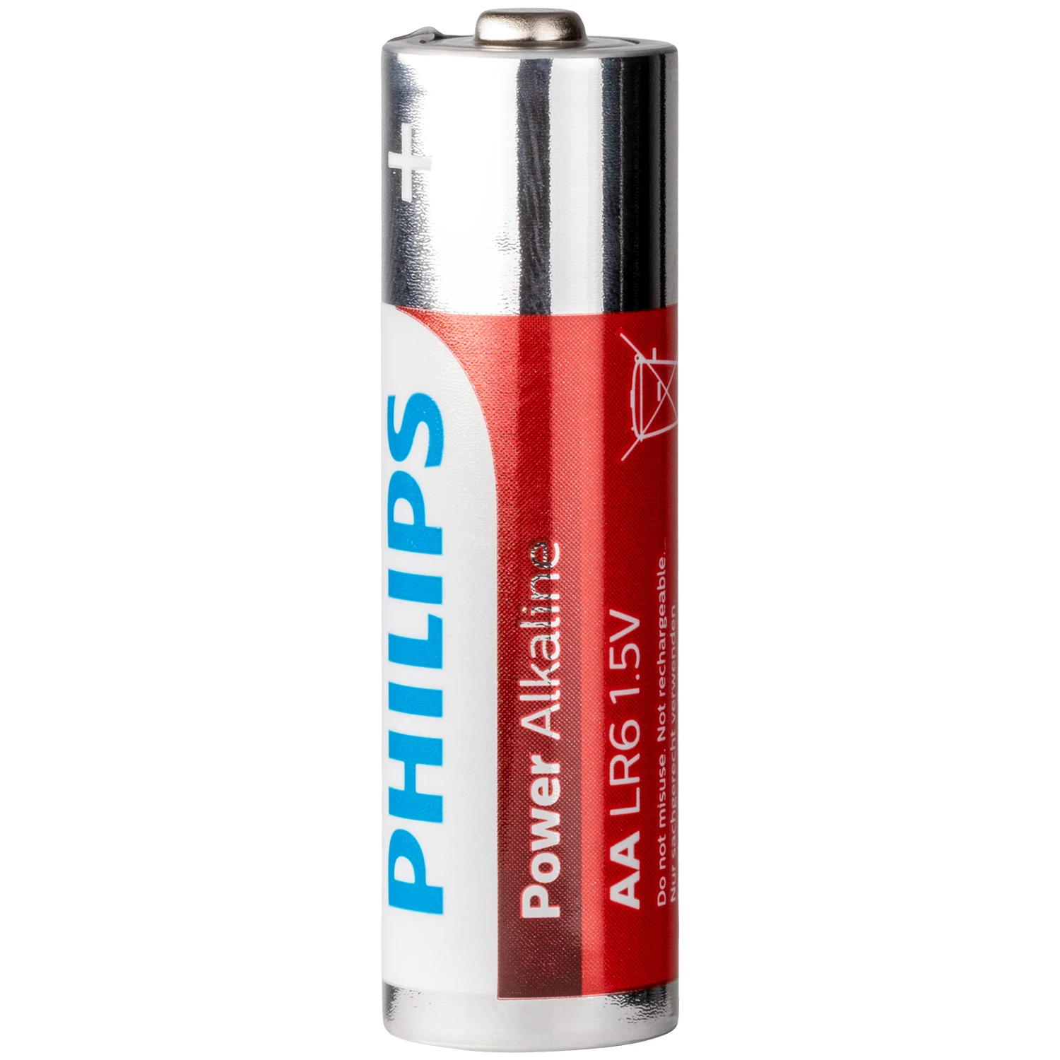 Philips Lot de 4 Piles Alcalines AA LR06 1