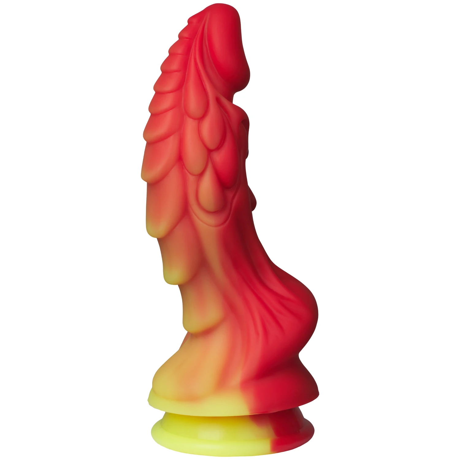 Fantasm Tales Red Dragon Silikon Dildo med sugekopp 22 cm var 1