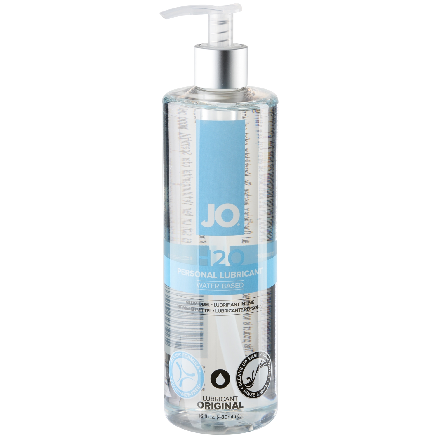 System JO H2O Original Vandbaseret Glidecreme 480 ml