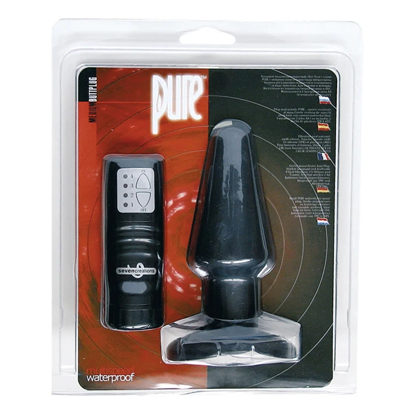 Pure Fjernbetjent Stor Anal Vibrator 1