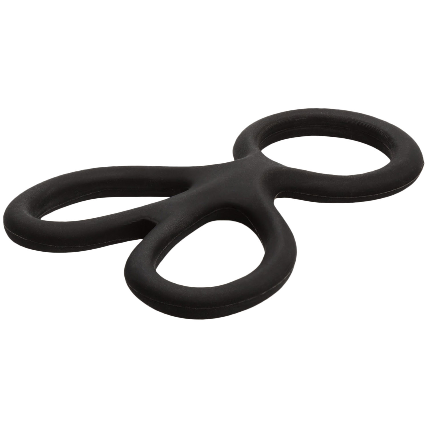 CalExotics Silicone Ball Spreader Cock Ring - Black CalExotics Silicone Ball Spreader Cock Ring - Black