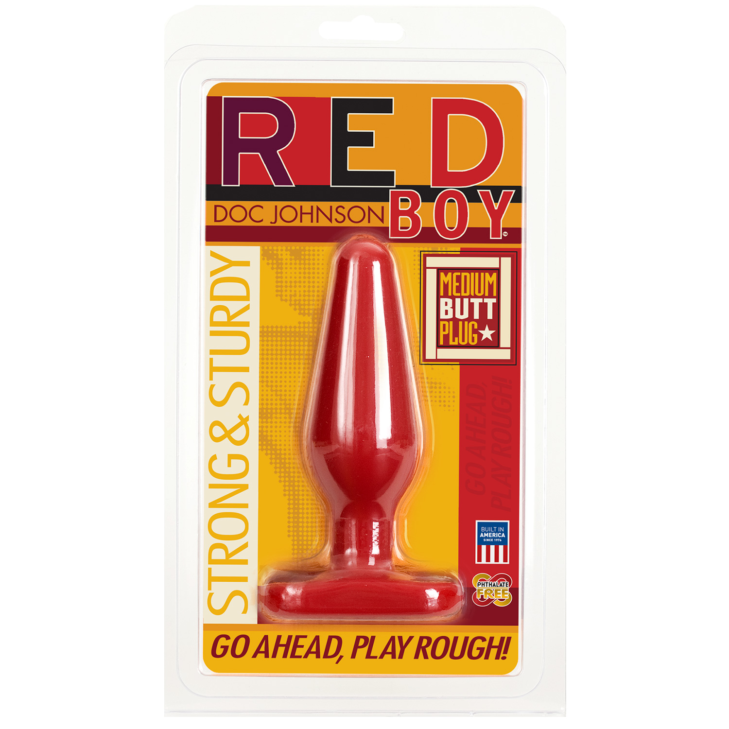 Doc Johnson Red Boy Buttplug Medium 14 cm 1
