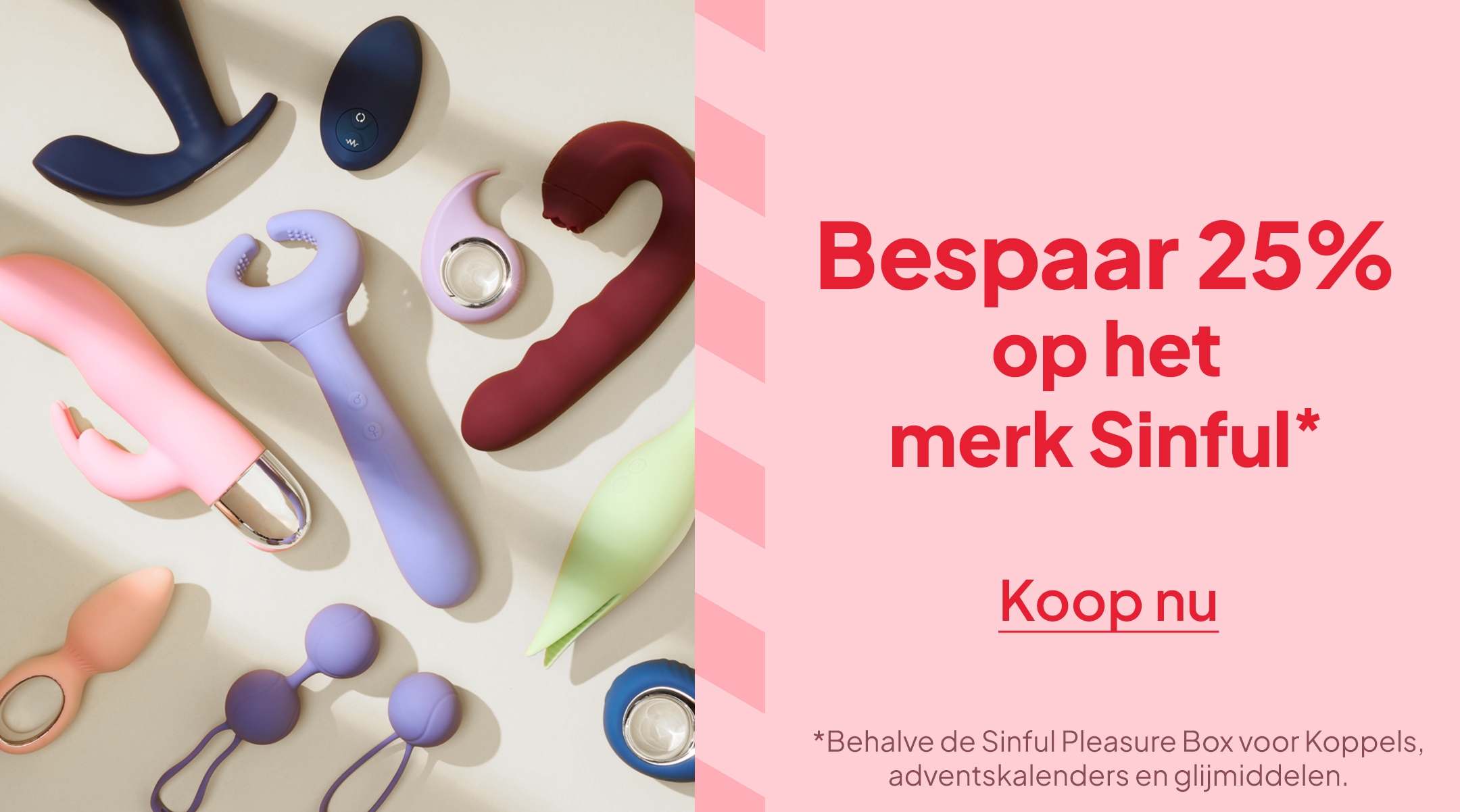 Bespaar 25% op het merk Sinful* mobile