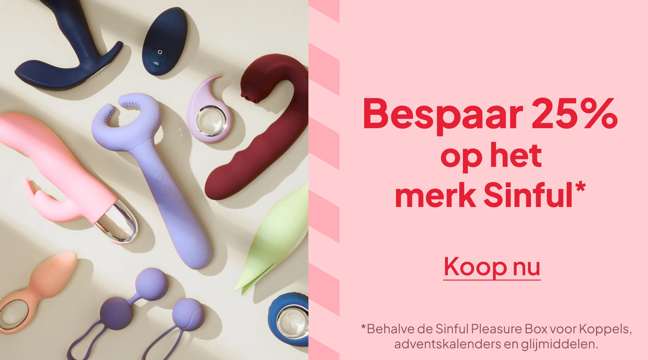 Bespaar 25% op het merk Sinful* mobile