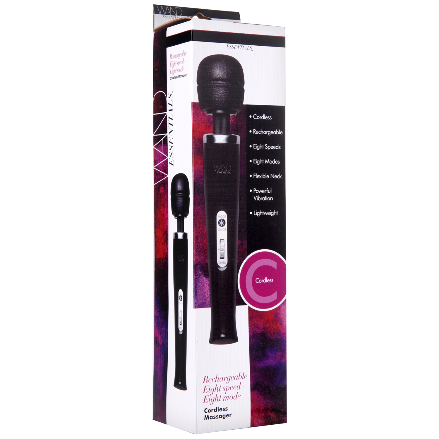 Wand Essentials Rechargeable 8 Speed Magic Wand 1