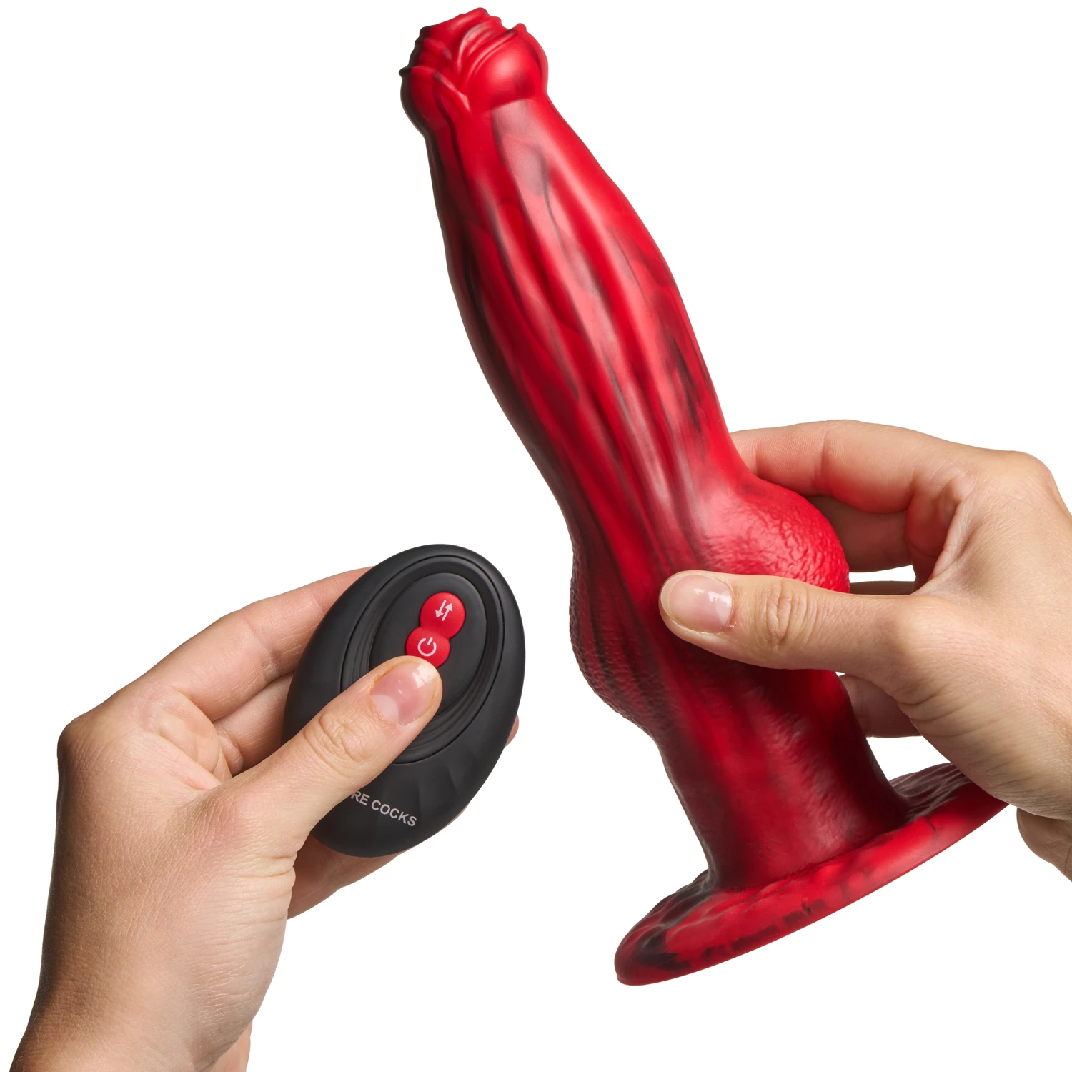Creature Cocks Hell Wolf Stotende & Vibrerende Dildo var 2