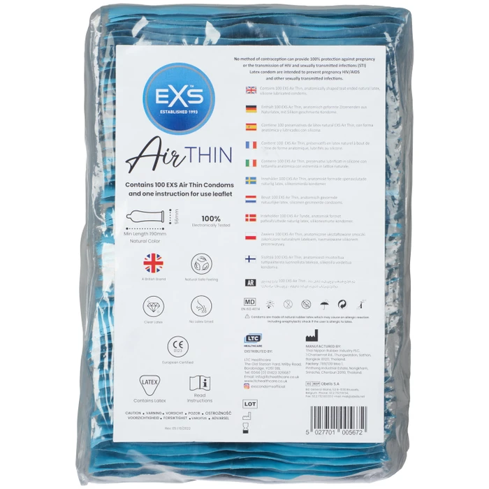 EXS Air Thin Kondomer 100 st var 1