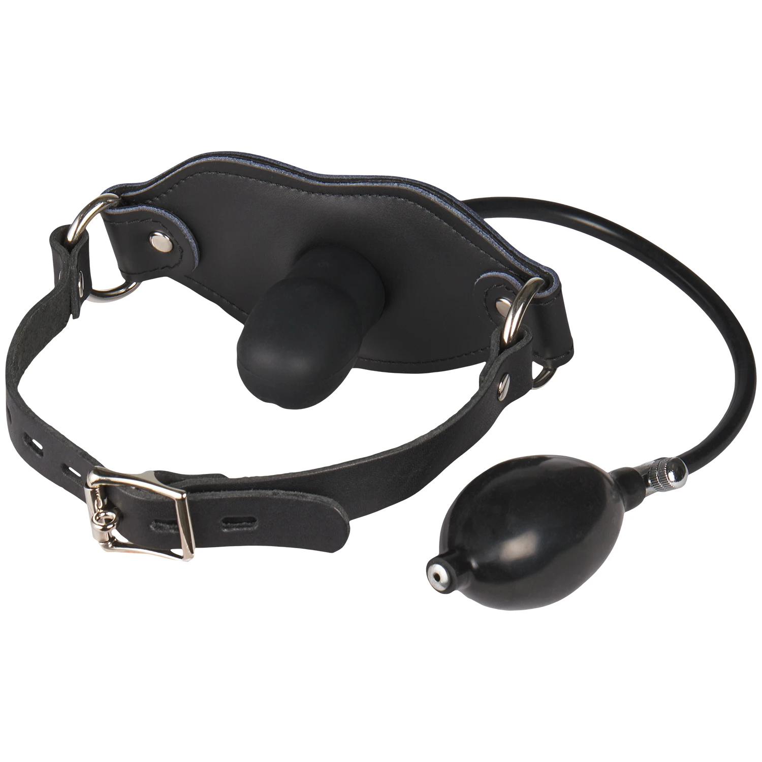 Master Series Silencer Aufblasbarer Silikon-Penisknebel var 1