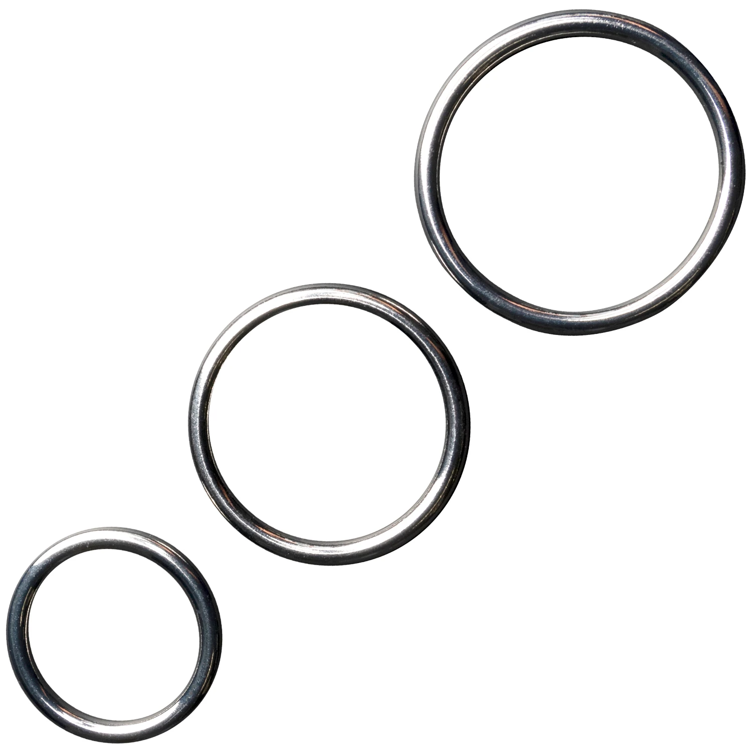 Obaie Metalliset Penisrenkaat 3 kpl var 1
