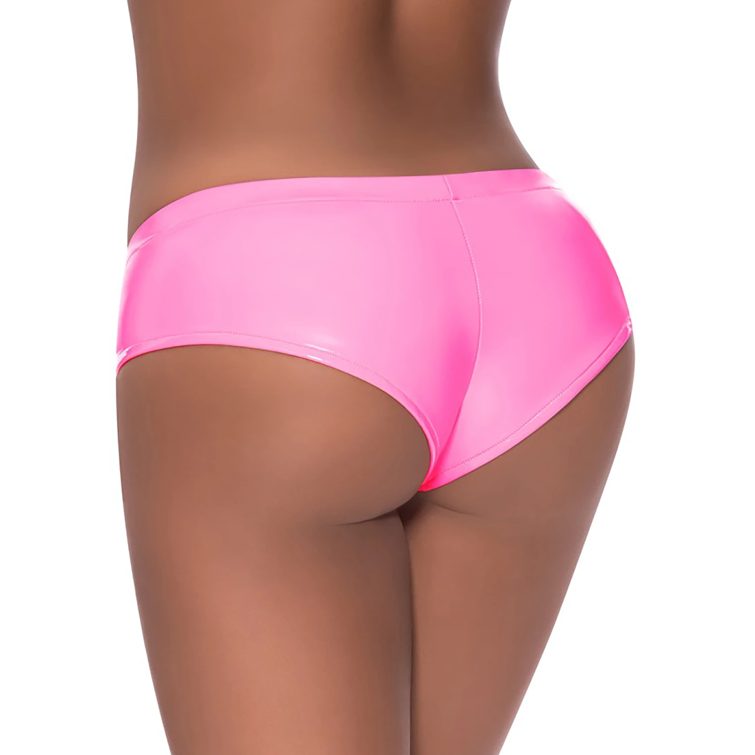 Magic Silk Exposed Low Rise Bunnløs Boy Short Plus Size var 1