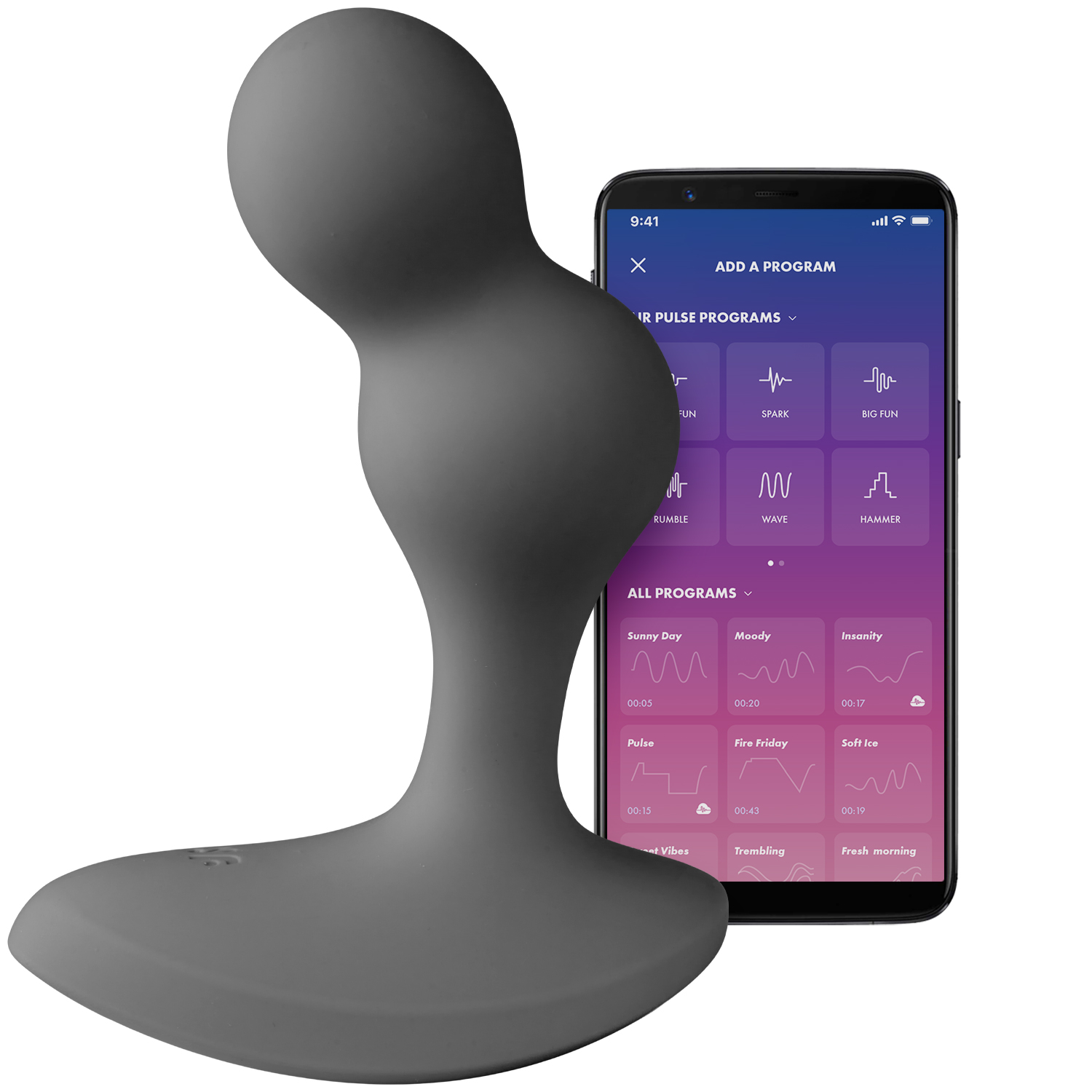Satisfyer Deep Diver Anal Vibrator - Grå