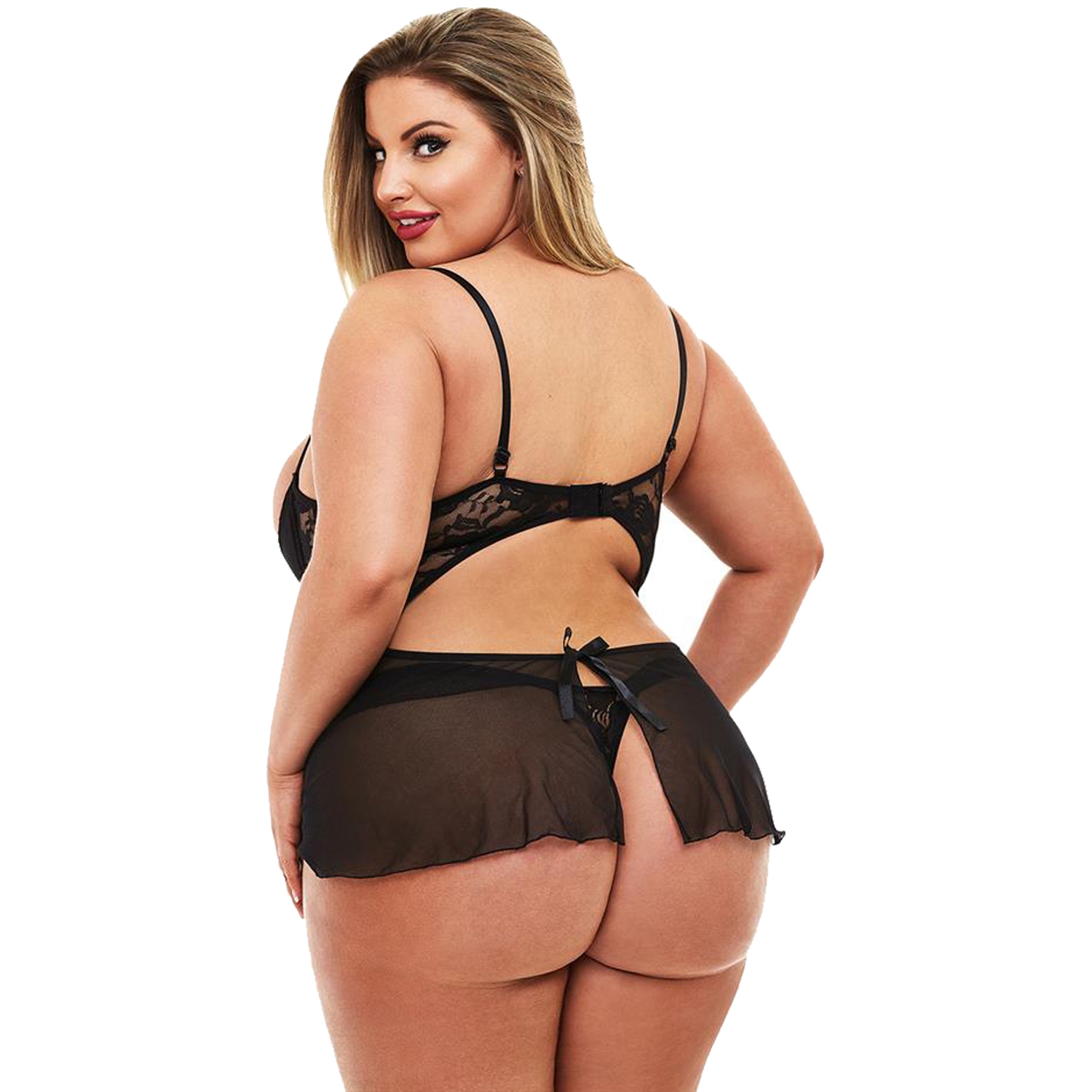 Baci Show Me Babydoll Plus Size Set 1