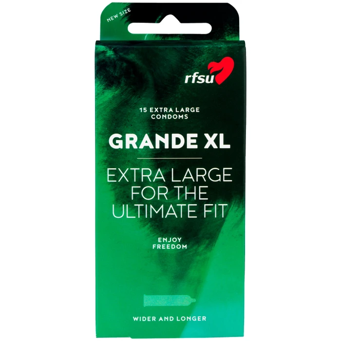 RFSU Grande XL kondomer 15 stk var 1