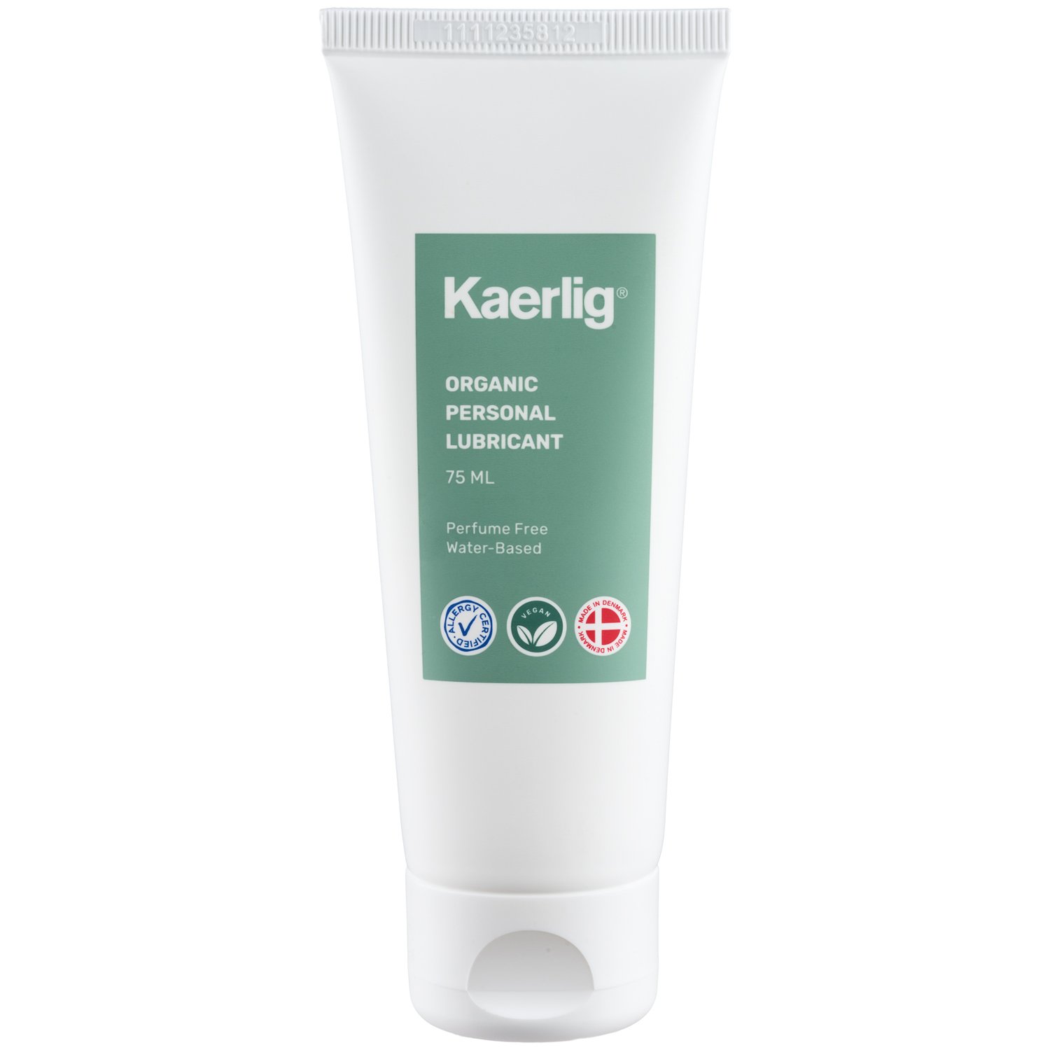 Kaerlig&Oslash;kologisk Vandbaseret Glidecreme 75 ml     - Klar