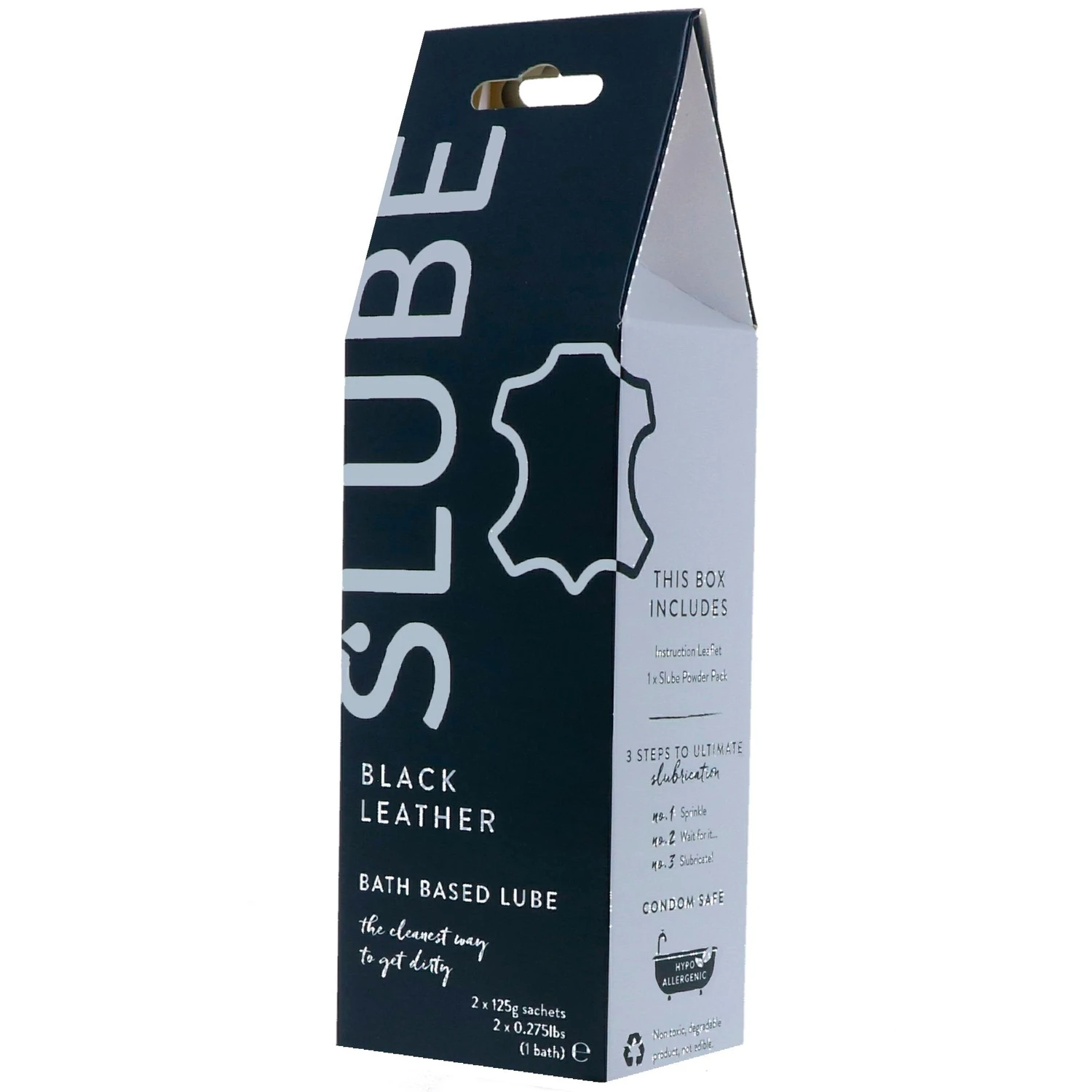 Slube Black Leather Vesipohjainen Kylpygeeli 250 g var 1