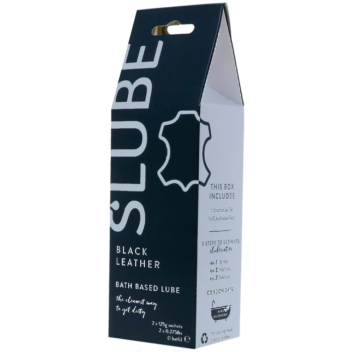 Slube Black Leather Water Based Bath Gel 250 g var 1