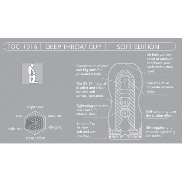 TENGA Deep Throat Cup Soft 1
