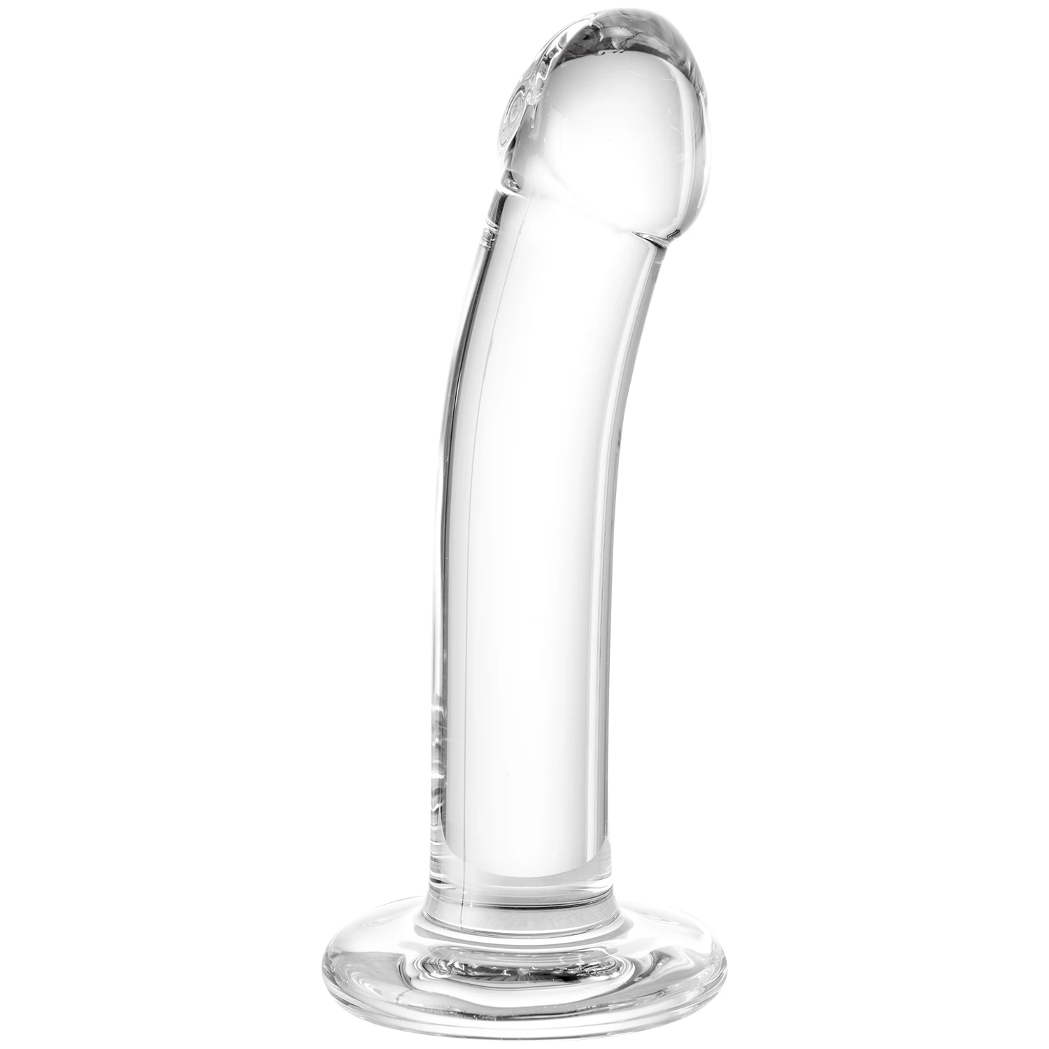 Spartacus Blown Klar Glas Dildo var 1