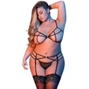 Magic Silk Strappy Höfthållarset Plus Size var 1