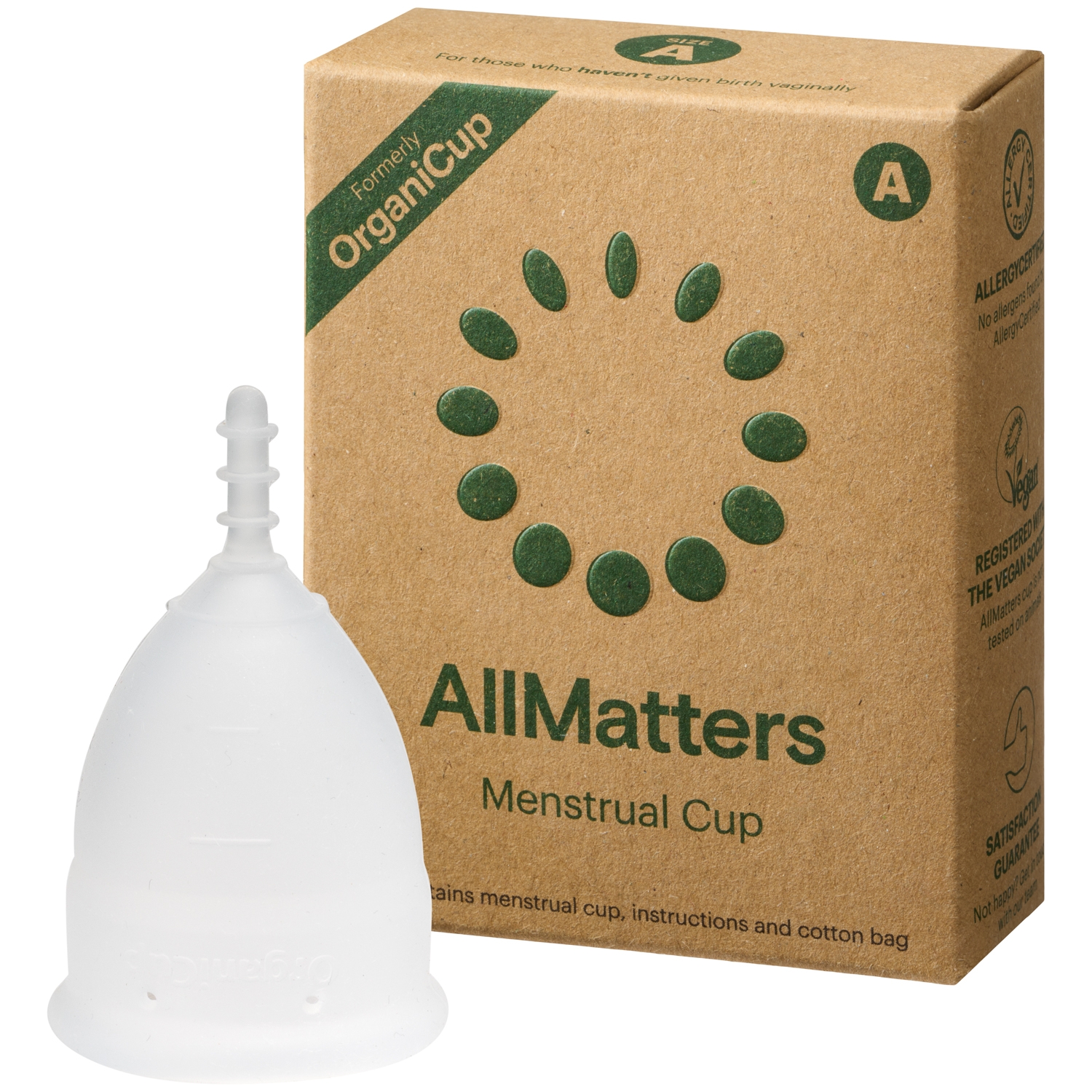 AllMatters OrganiCup Menstruationstasse var 1