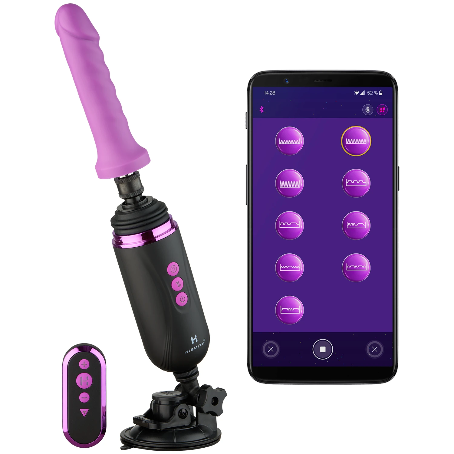 Hismith Premium Capsule Machine Sexuelle Sans Fil var 1