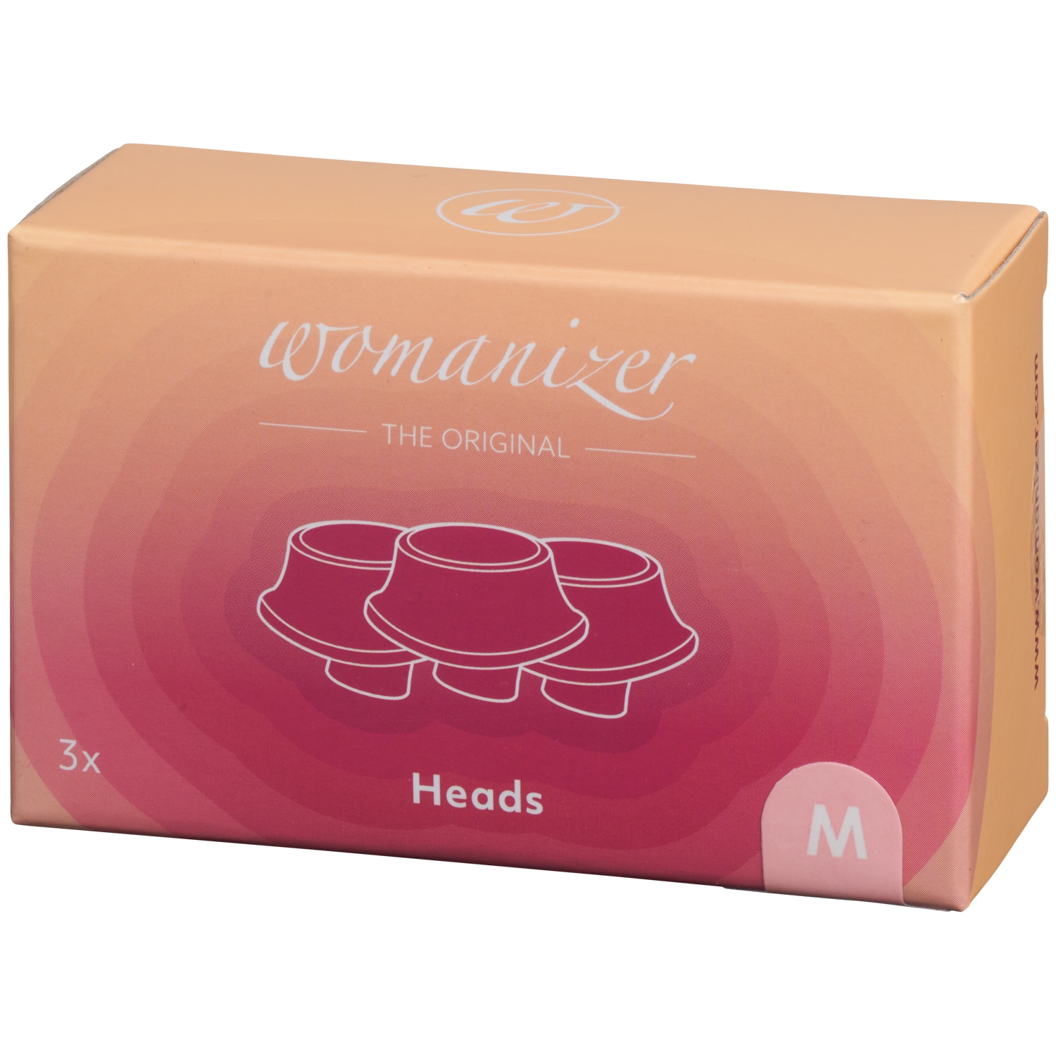 Womanizer Lot de 3 Embouts de Rechange Roses Taille M 1