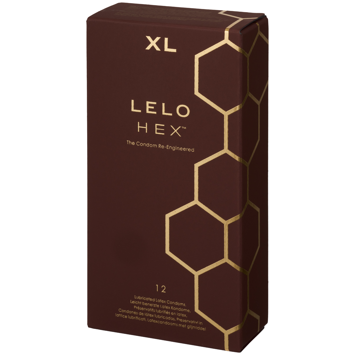 LELO Hex XL Kondomer 12 stk - Klar