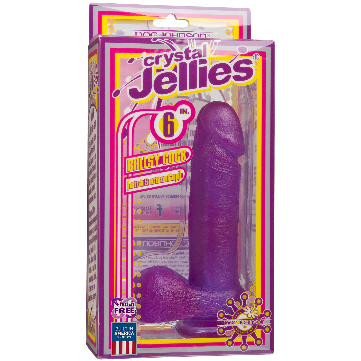 Crystal Jellies Ballsy Cocks Dildo 20 cm 1