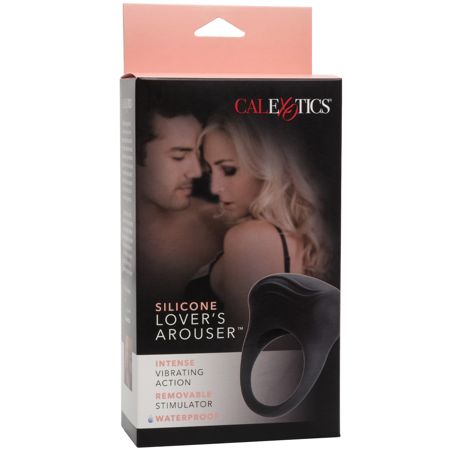 CalExotics Silicone Lovers Arouser Penisring Med Vibrator 1