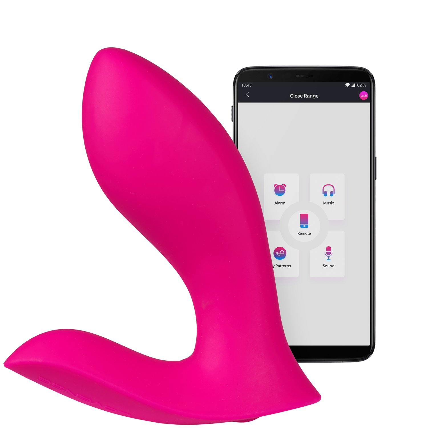 Lovense Flexer Dobbelt Trusse Vibrator      - Pink