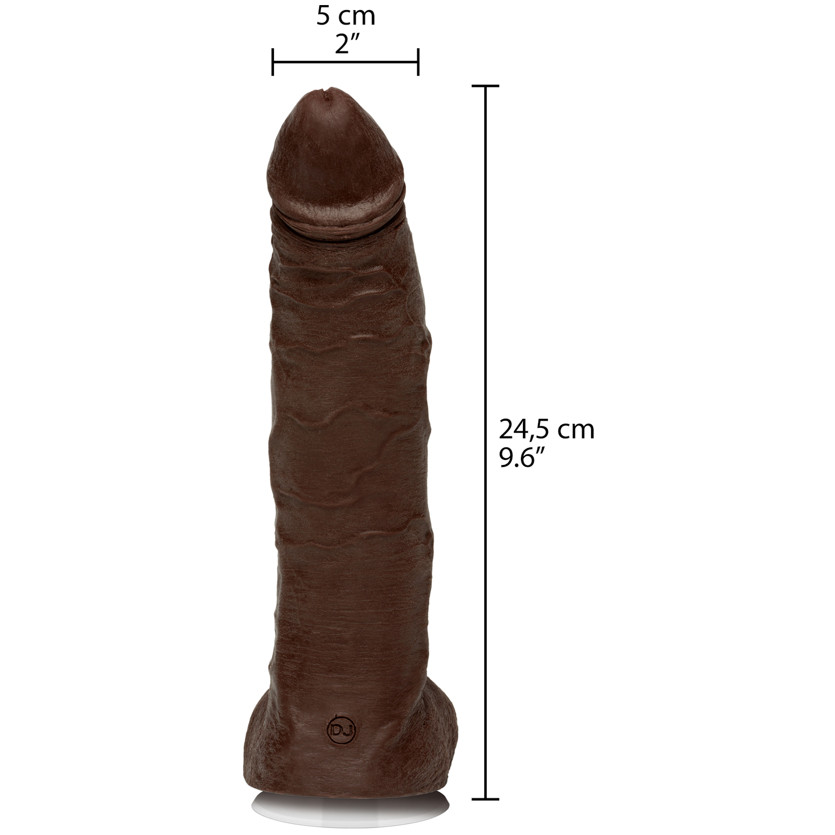 Doc Johnson Vac-U-Lock Jason Luv Dildo 24,5 cm mit Saugnapf var 2