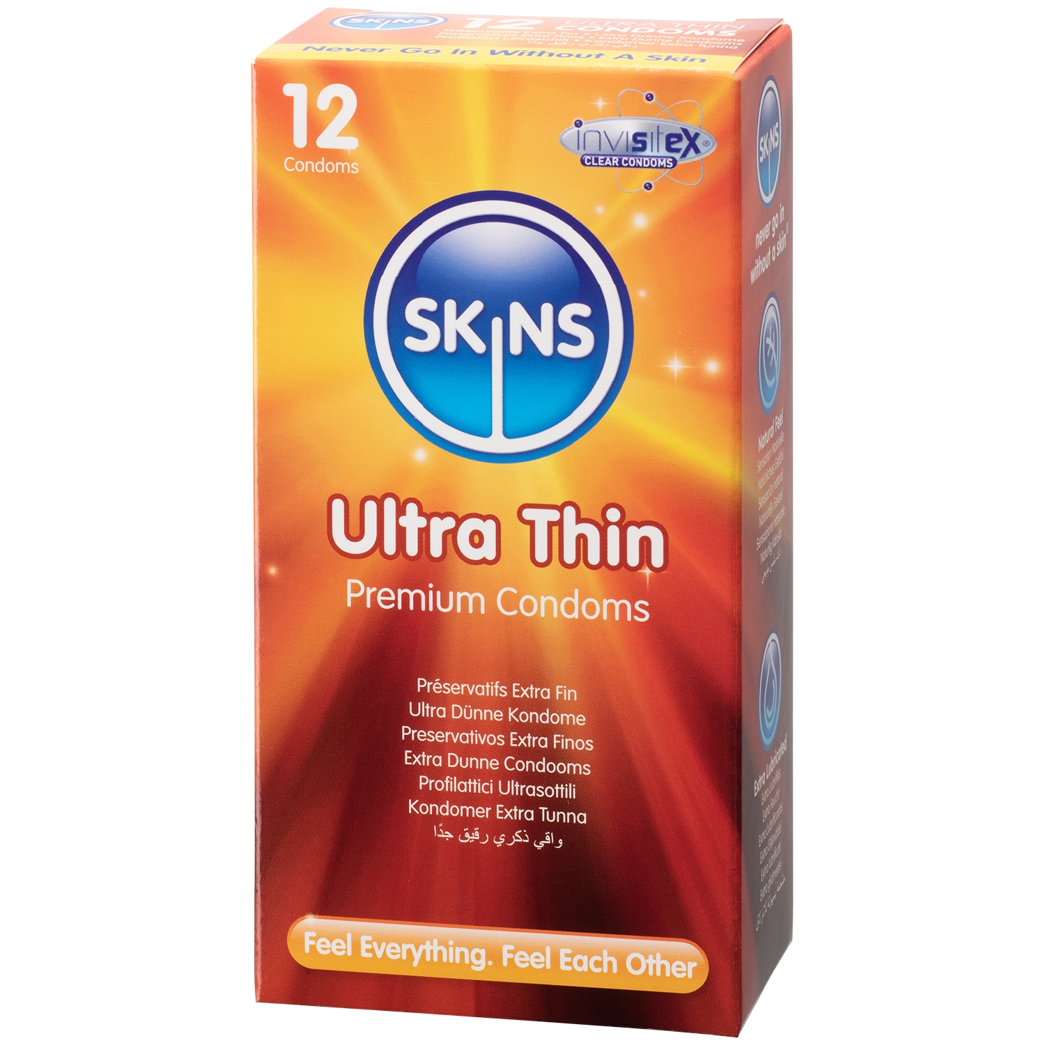 Skins Ultra Tynde Kondomer 12 stk - Clear