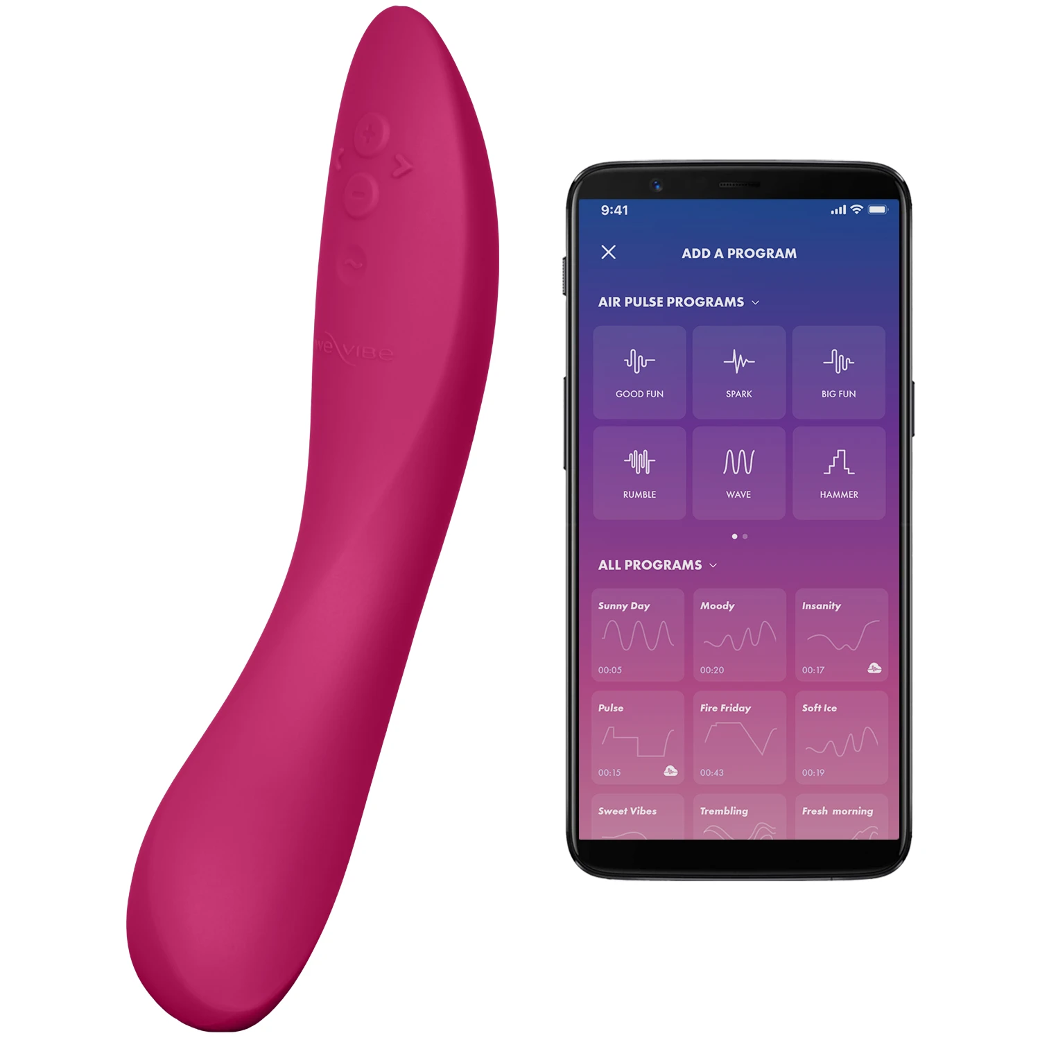 We-Vibe Rave 2 G-Punkts Vibrator med App var 1