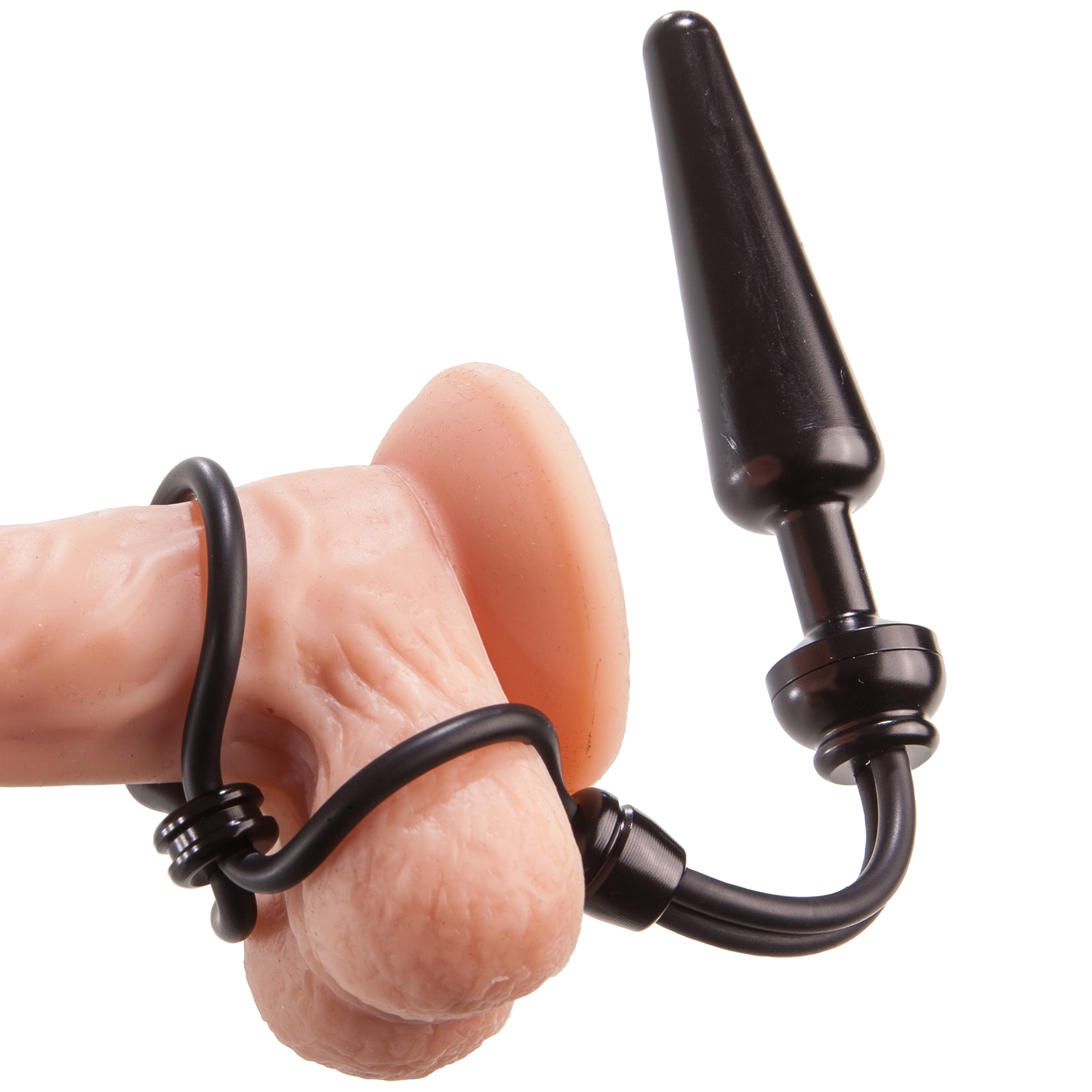 Malesation Lasso Penisring med Analplugg 1