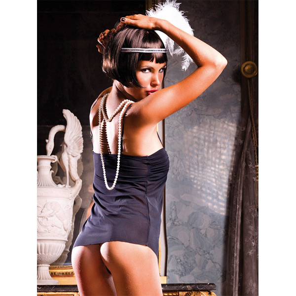 Baci Babydoll Kjole Sæt Sort 1