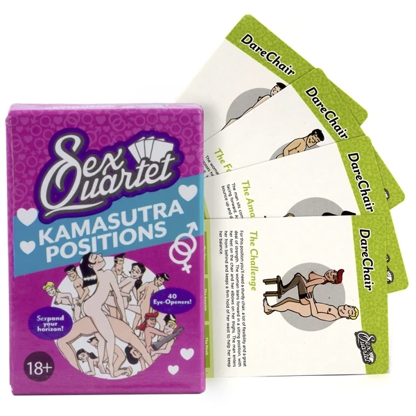 Sex Quartet Kama Sutra Positions Spelkort var 1