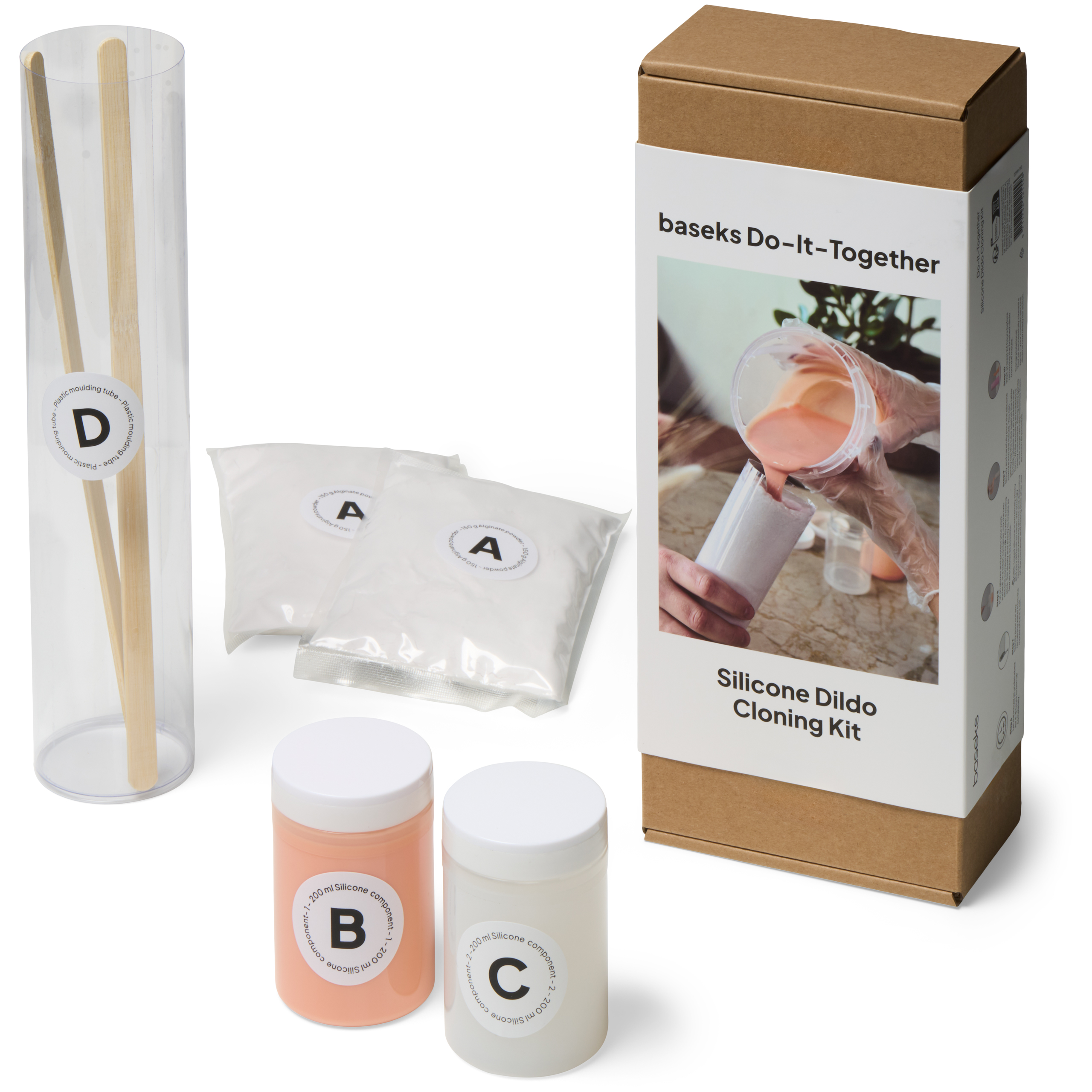 Baseks Do-It-Together Silicone Dildo Cloning Kit var 1