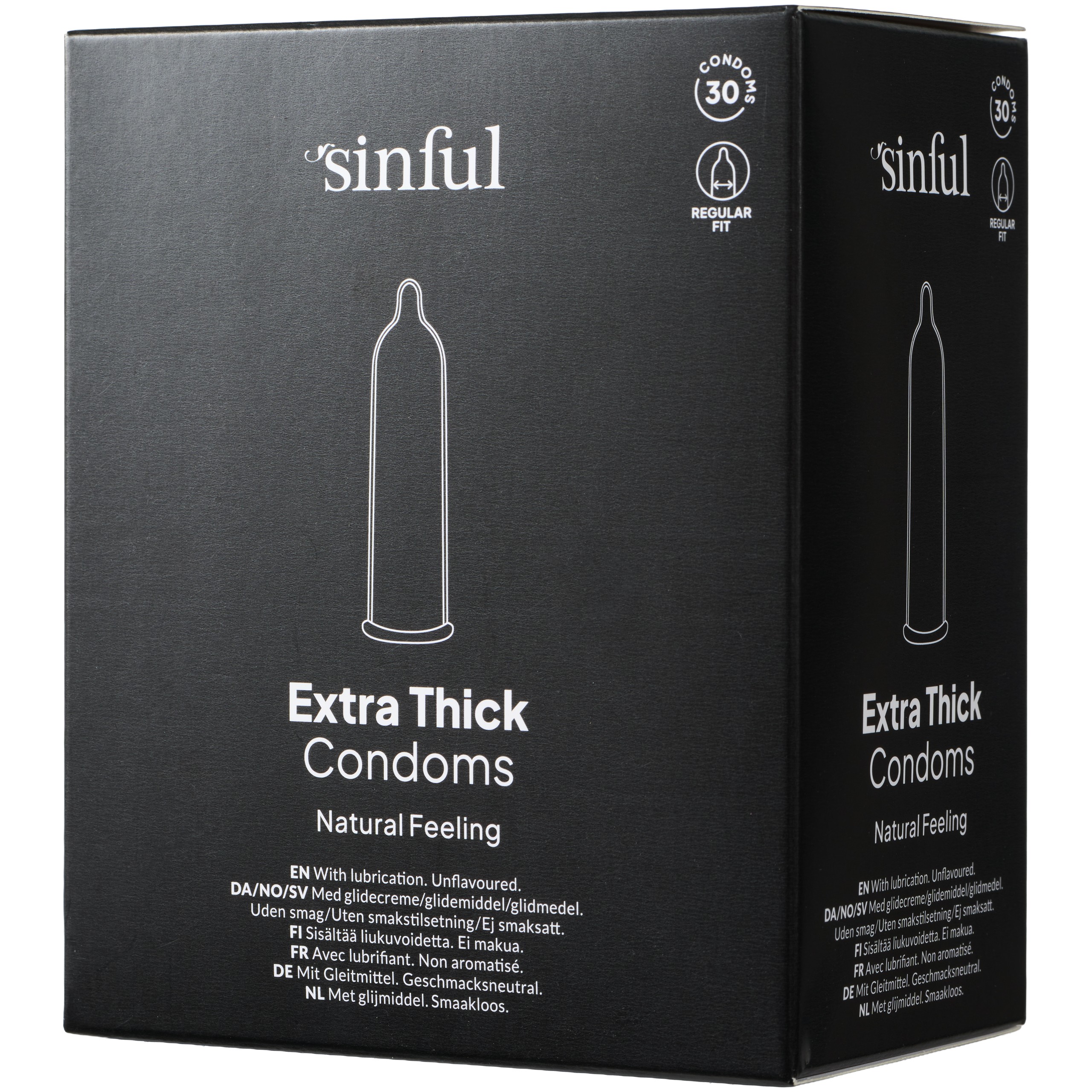 Sinful Extra Thick Condoms 30 Pcs var 1