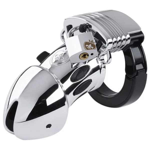 Mystim Pubic Enemy No 1 Hopeanvärinen Siveysvyö var 1