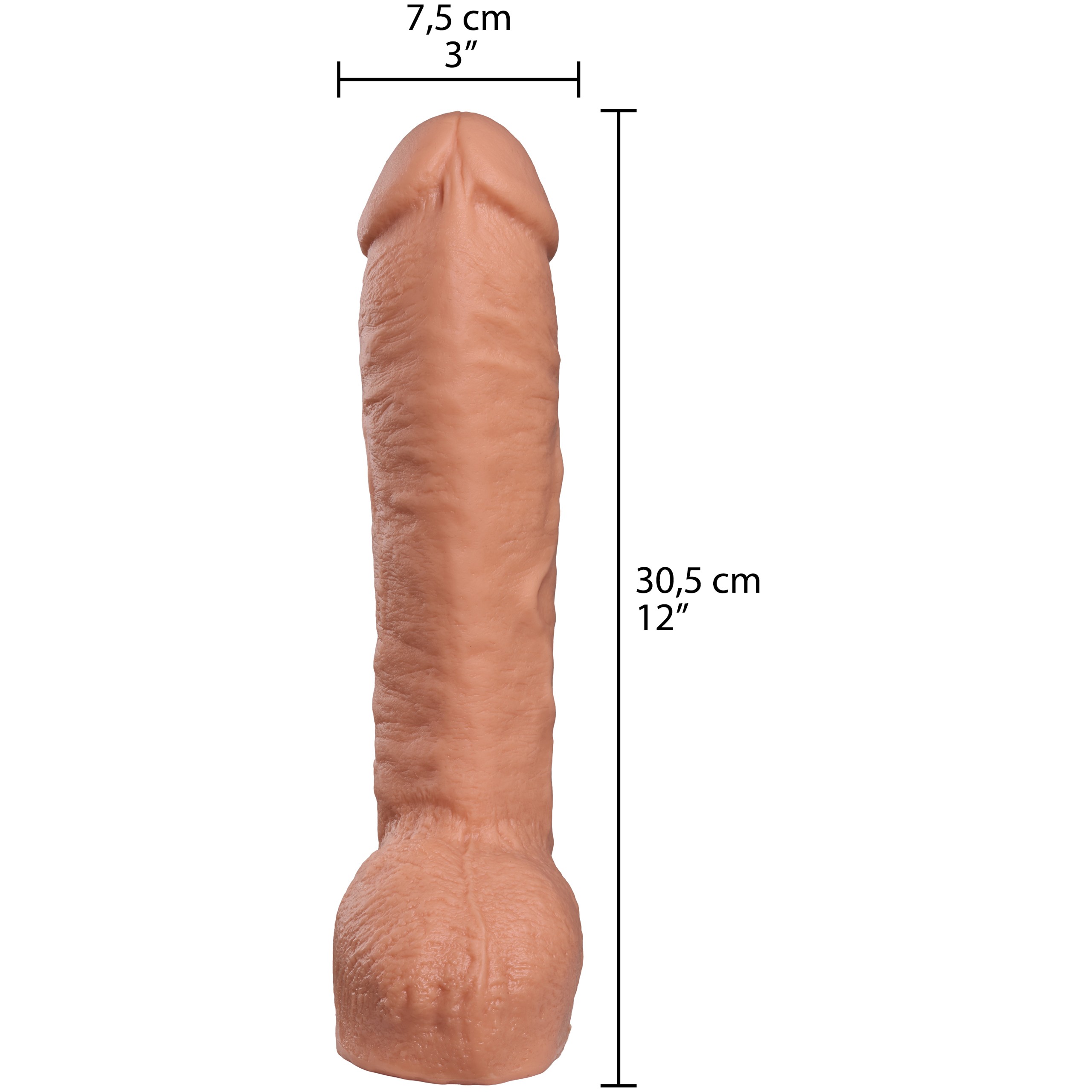 Vac-U-Lock Hung XL Gode Ceinture Réaliste 30,5 cm var 7