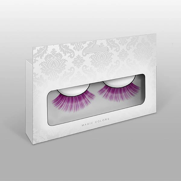 Baci Glamour Lange Lilla Øjenvipper 1