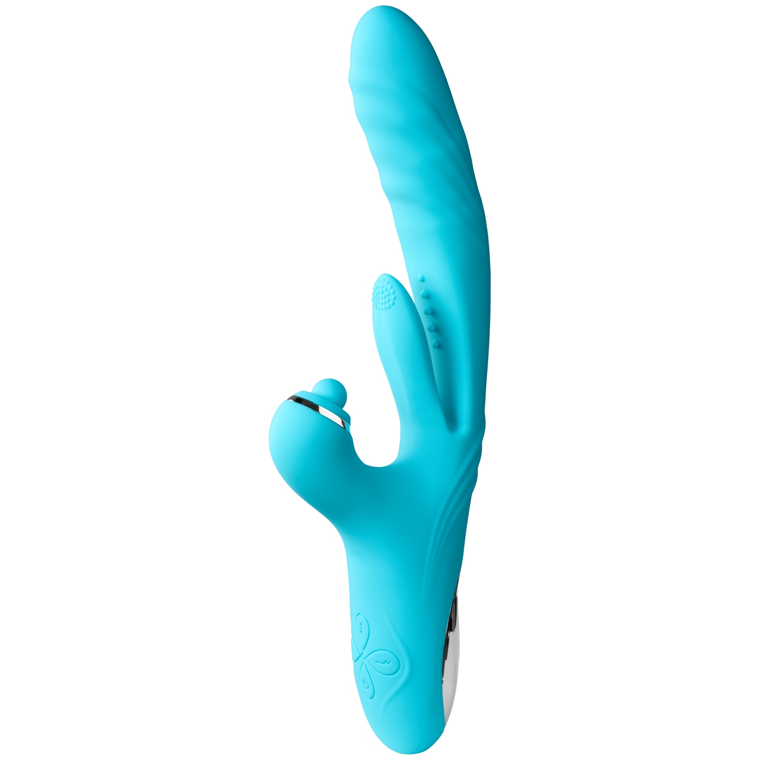 Good Vibes Only Lisa Thrusting Rabbit Vibrator med G-punkts Stimulator - Turkis