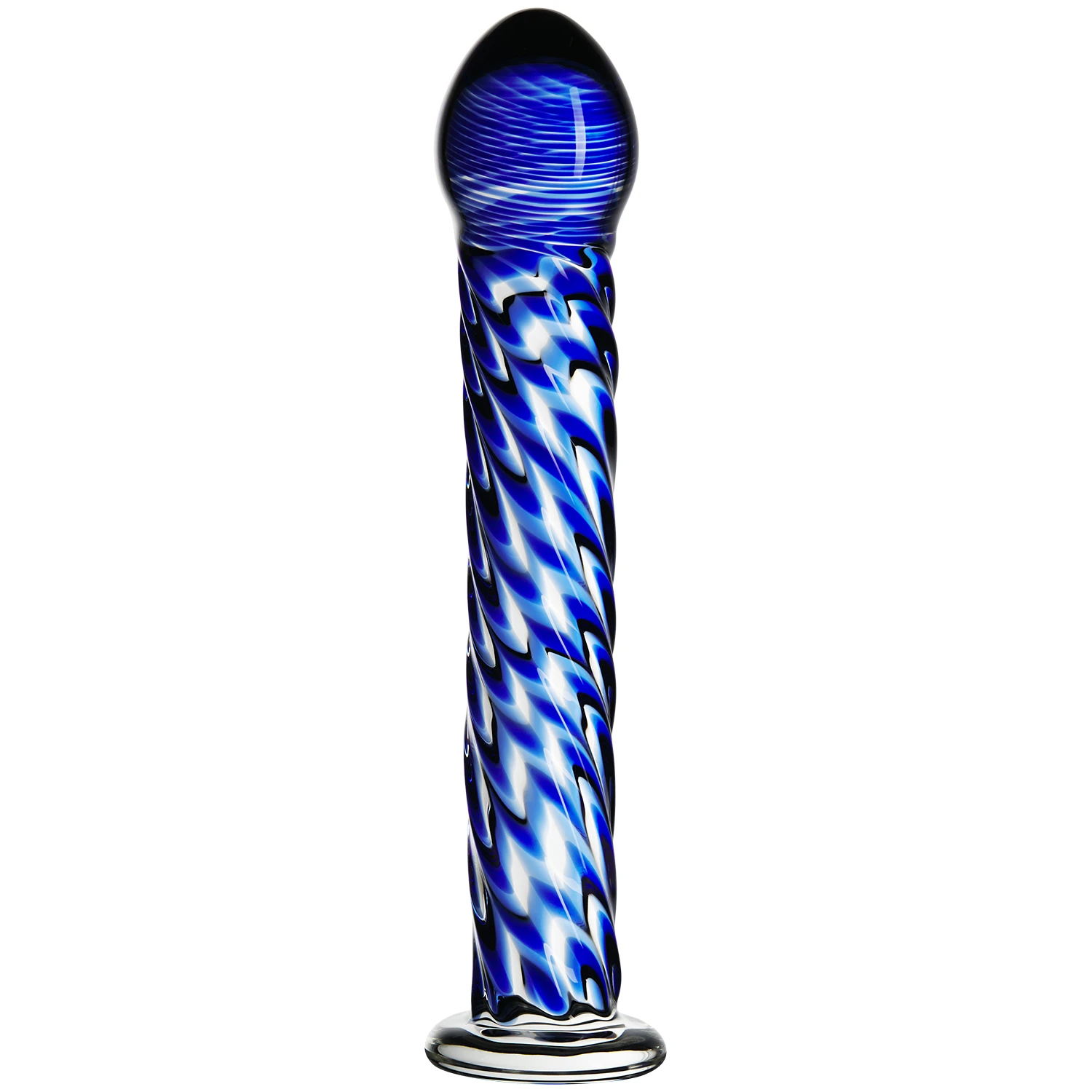 Icicles No 29 Plug en Verre Bleu 19 cm 1