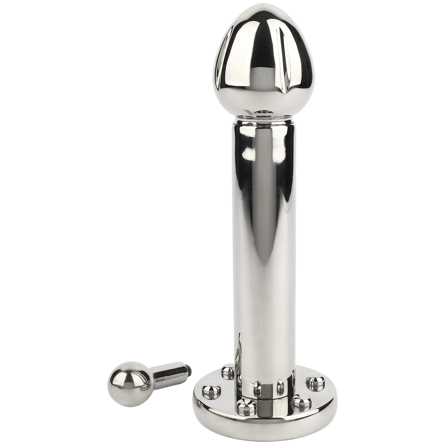 Mr. Steel Reamer Dildo Rotator - Sølv