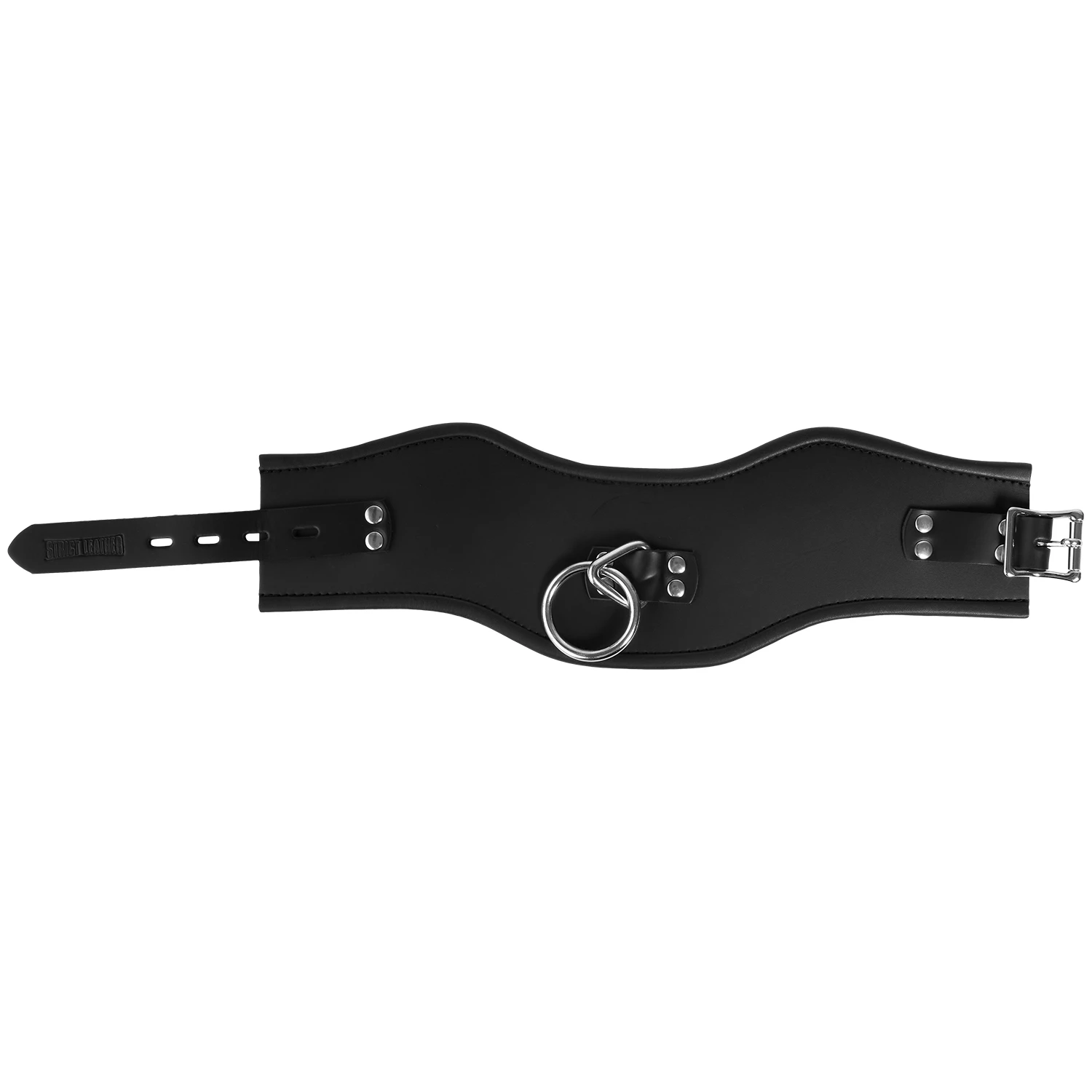 Strict Leather Locking Posture Collar Halsbånd 1