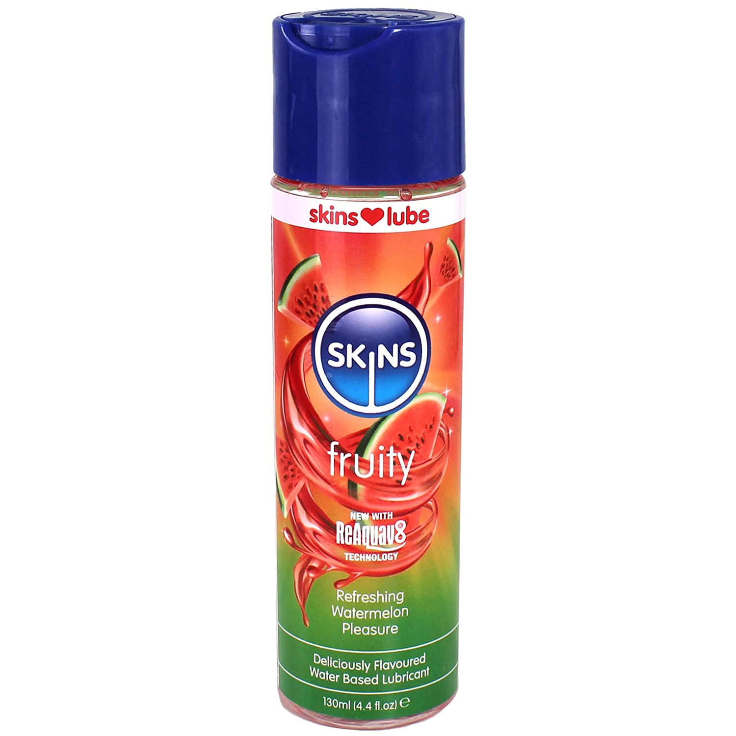 Skins Fruity Water-based Lubricant Strawberry 130 ml - Clear