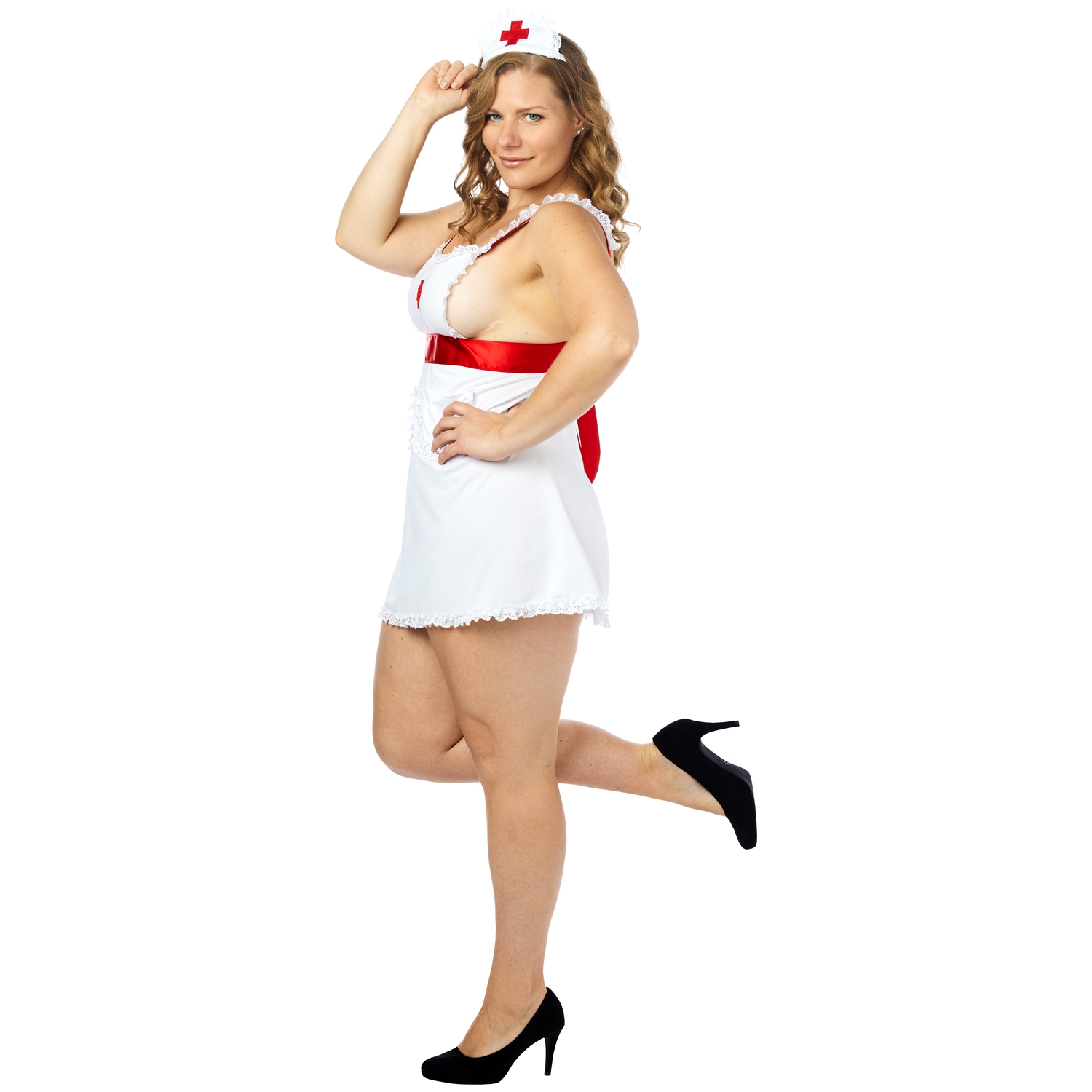 NORTIE Krankenschwester Kostüm Plus Size 1